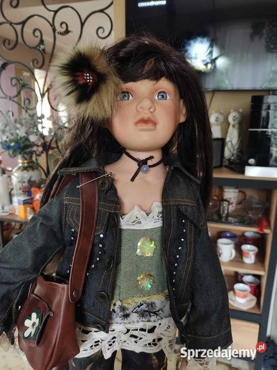 sygnowana lalka porcelanowa 60 Gorzów Wielkopolski sprzedam