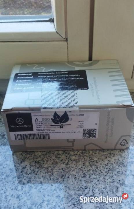 Oryginalne klocki hamulcowe Mercedes OE Jurid Dziemiany