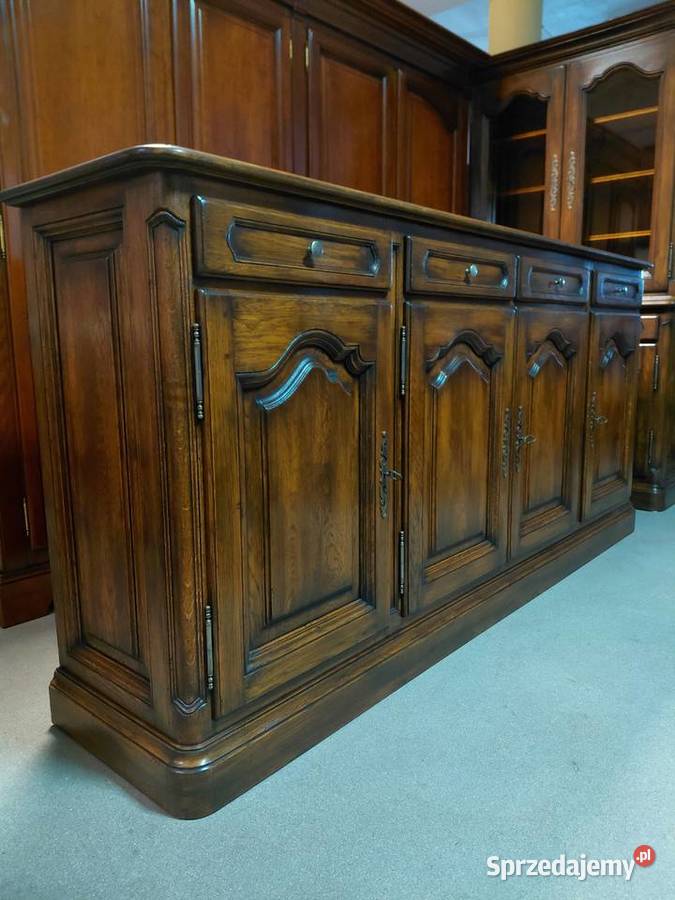 Stylowa komoda bufet lite drewno dębowe sprzedam