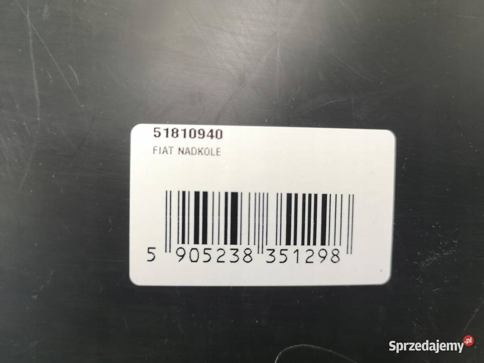 NADKOLE LEWY PRZÓD FIAT DOBLO 20102015 NOWY