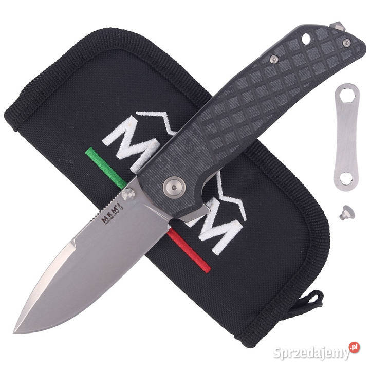 Nóż składany MKM Maximo Black Micarta Stone Akcesoria, narzędzia i noże Warszawa