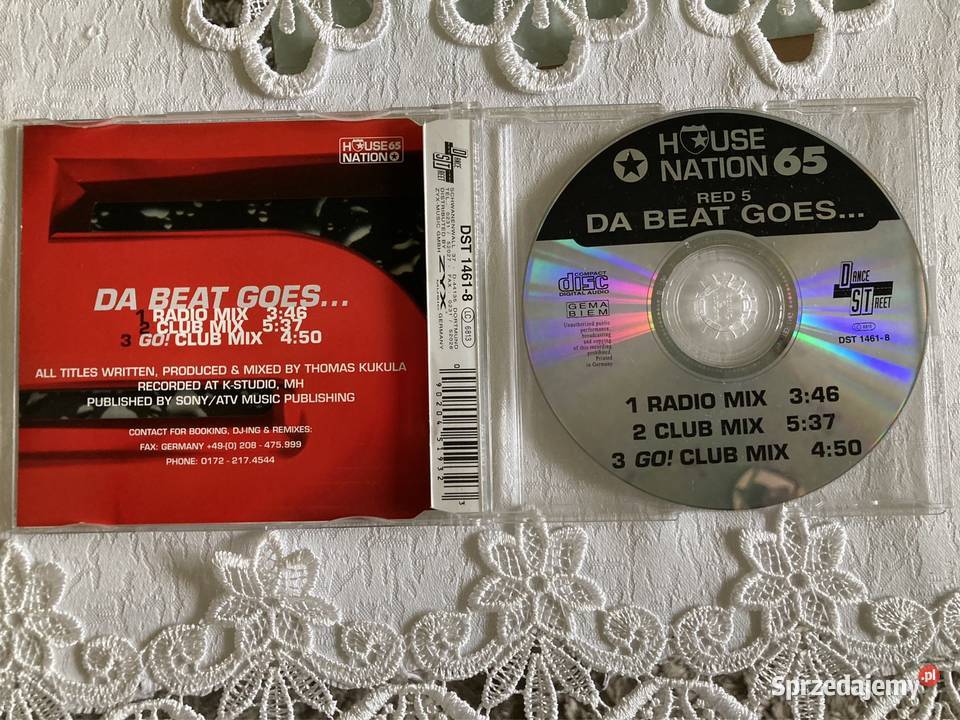 Płyta CD Single Red 5 Da Beat Goes Lata 90 1 płyta Czerwionka-Leszczyny