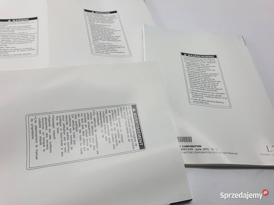 Ksiazka Serwisowa Ksiazki Plyta Suzukli Rmz Pozostałe Łódź sprzedam