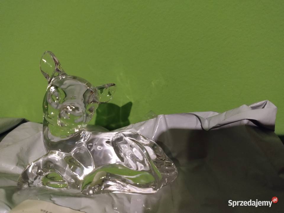 Figurka z kryształu ołowiowego