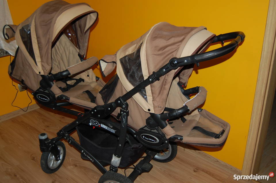 Wózek bliźniaczy 2w1 Twinny firmy Baby Active Przekładane siedzisko  Międzyrzec Podlaski