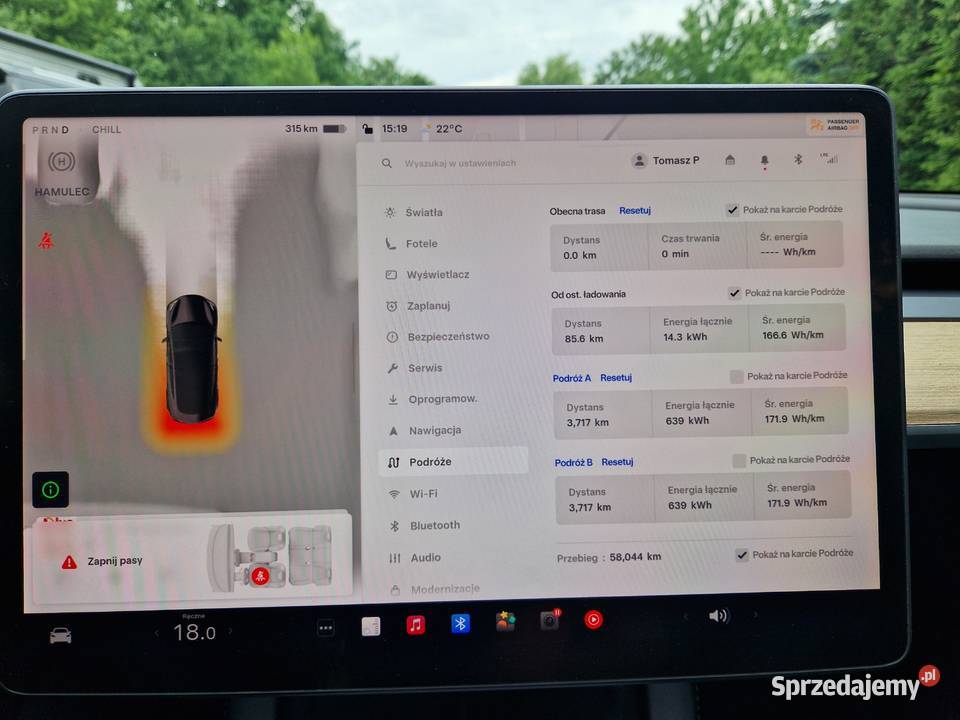 tesla 3 performace Warszawa