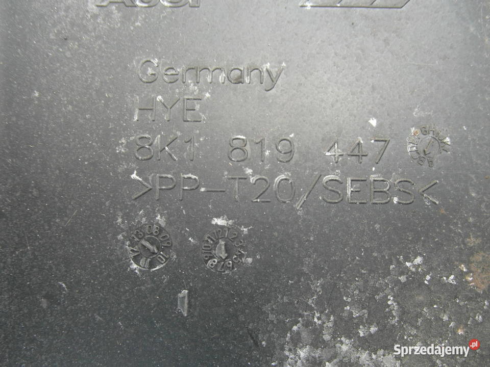 PODSZYBIE Audi A4 S4 RS4 A5 S5 8k1819447 zachodniopomorskie Szczecin