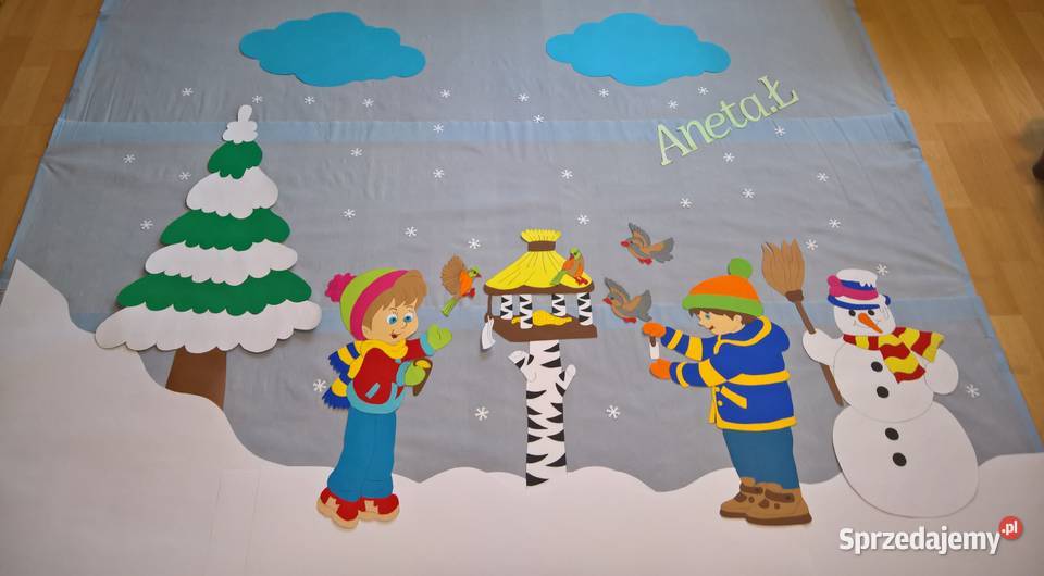 Dekoracje zimowe z brystolu Pozostałe Pozostałe