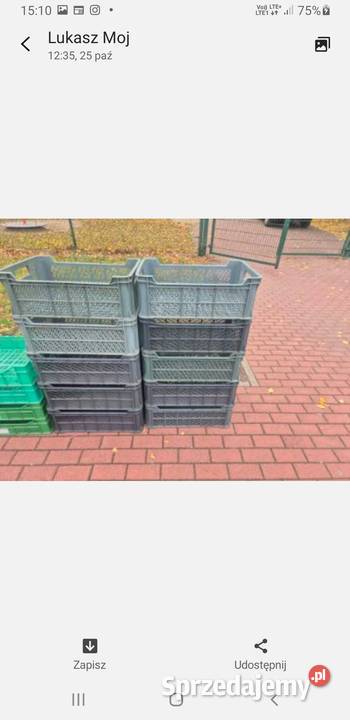 Sprzrdam skrzynki na warzywa i owoce Łódź