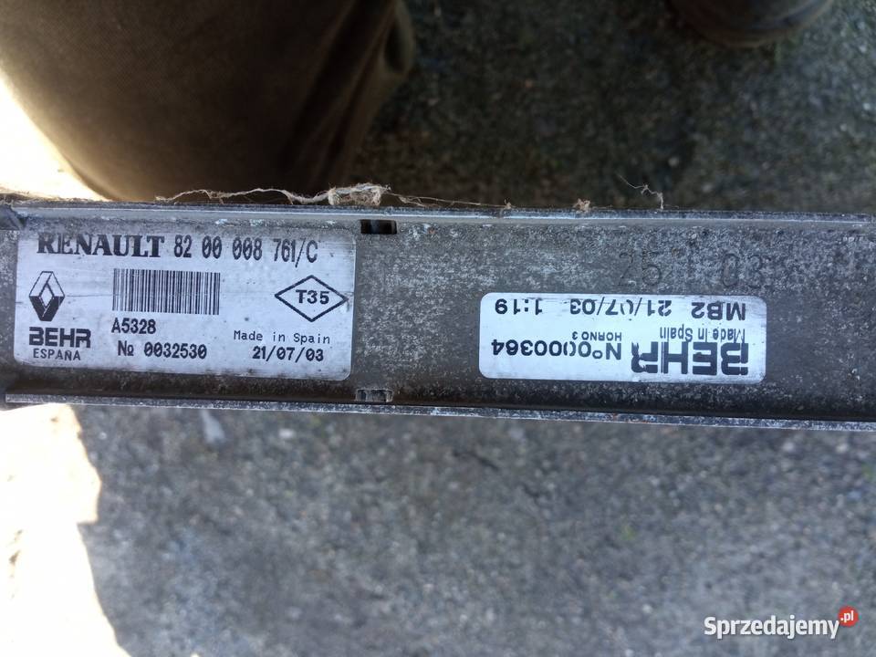 Intecooler renault laguna ll kombi 19 DCi 120