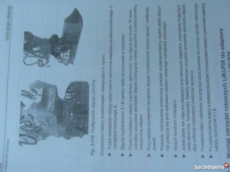 INSTRUKCJA OBSŁUGI DTR LIEBHERR R924 HDSL i iNNE Pozostałe Szczecin