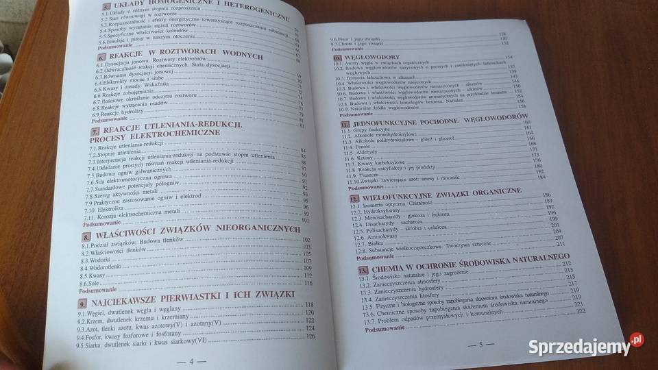 Chemia szkół średnich w zadaniach Maria