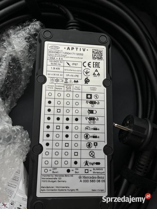 Ładowarka Mercedes glc plugin fv A 000 583 08 05 Ładowarki samochodowe Kalisz