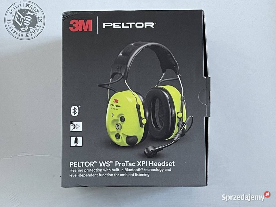 3M Peltor protac XP Bluetooth Pozostałe sprzedam