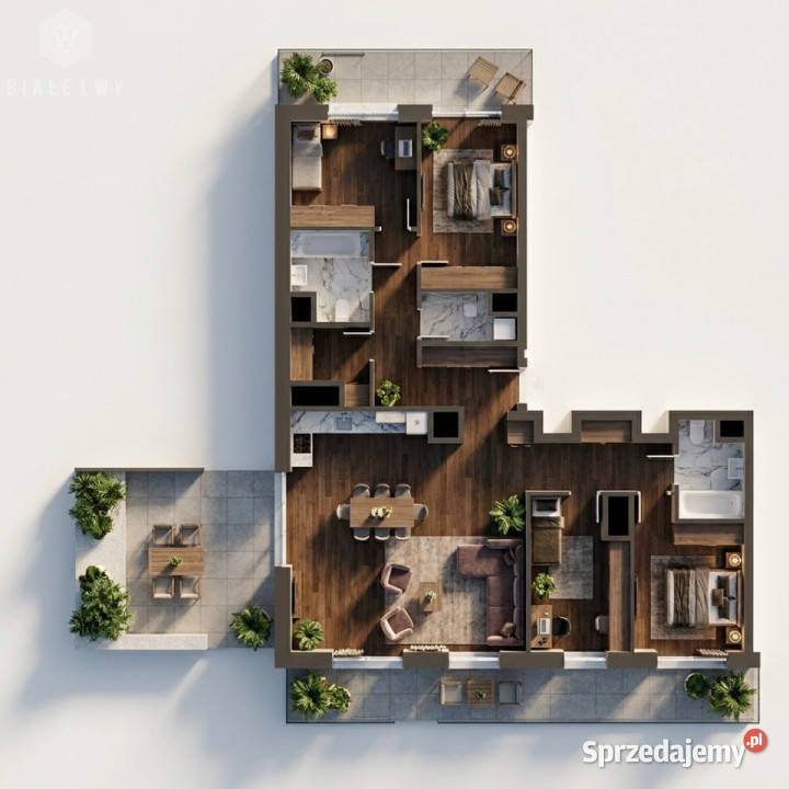 sprzedaży mieszkania 13289m2 5pokojowe Warszawa blok