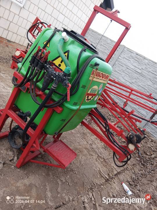 Opryskiwacz 400 litrów firmy krukowiak stan