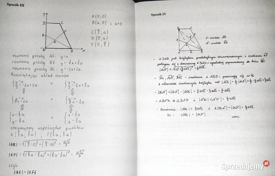 Matematyka Matura 2002 Iwona KruszewskaStoły miękka Chełm
