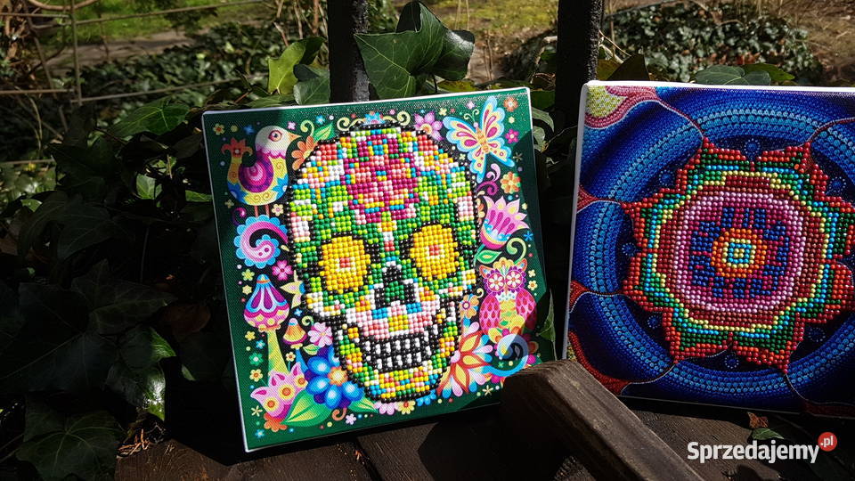 Dwa obrazki mandala Myszków sprzedam