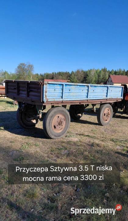 Rozrzutnik obornika jednoosiowy w oryginale lubelskie Biłgoraj