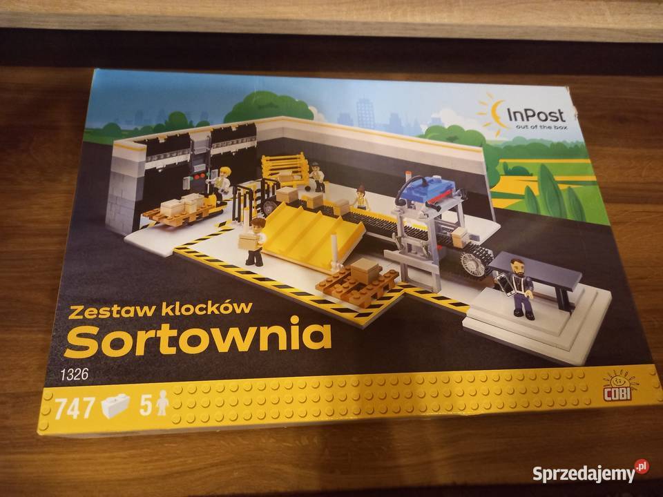 Klocki cobi zestaw klocków sortownia inpost Cobi Września sprzedam