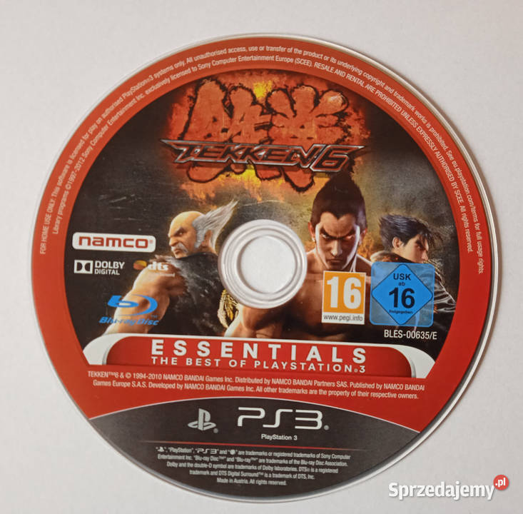 Playstation 3 Tekken 6 Essentials Namco wielkopolskie Poznań