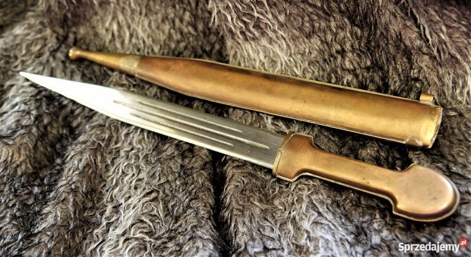 Oryginalny kindżał kamakaukaski brąz ostry podlaskie Sokółka