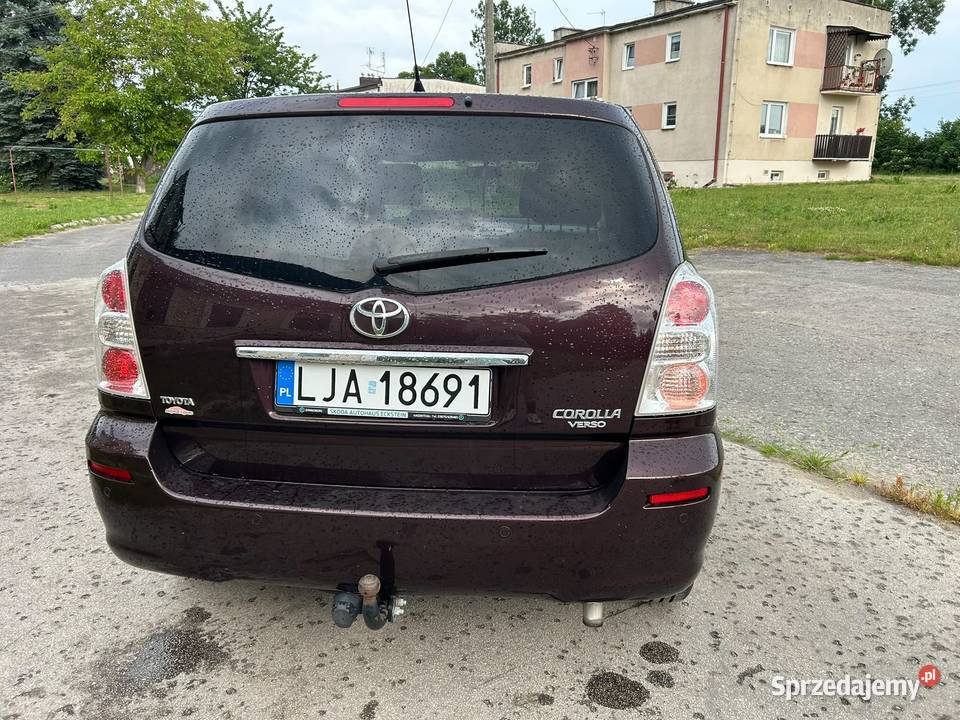 Toyota Corolla Verso 18 Benzyna LPG Sol 7os Hak Modliborzyce