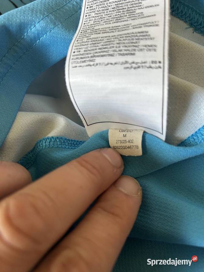 Niebieska męska koszulka sportowa NIKE M OKAZJA Odzież sportowa lubelskie Zamość