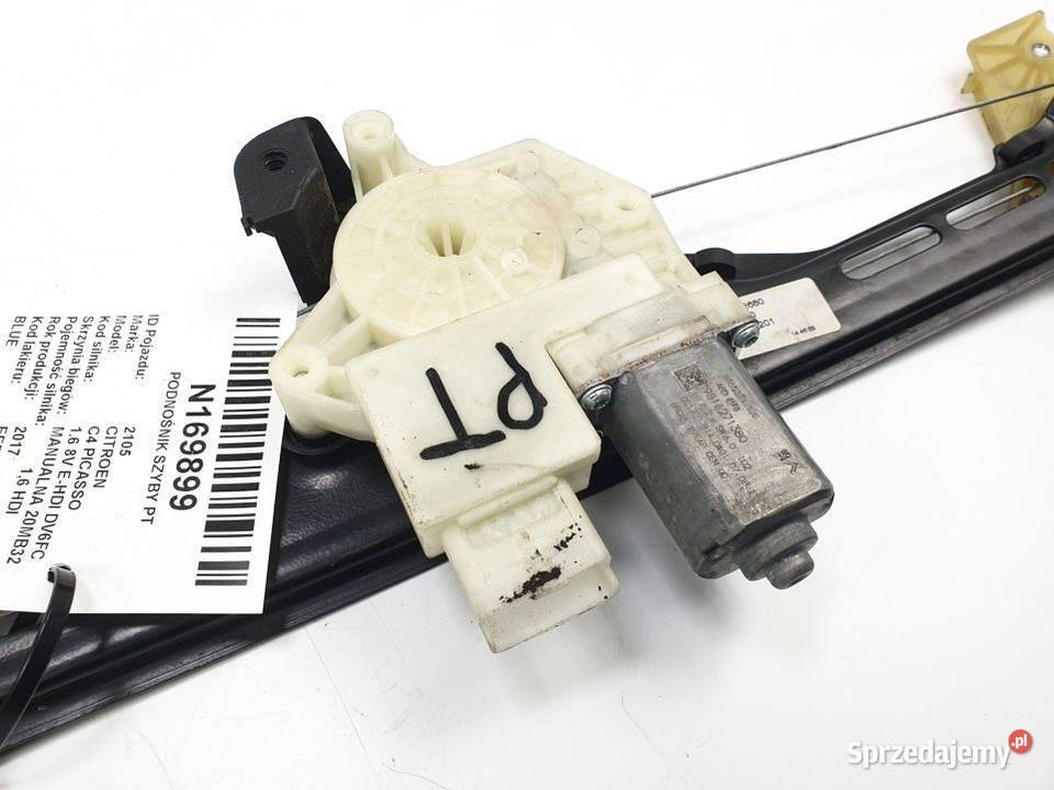 PODNOŚNIK SZYBY PT CITROEN C4 PICASSO 9816272680 kujawsko-pomorskie Lipno
