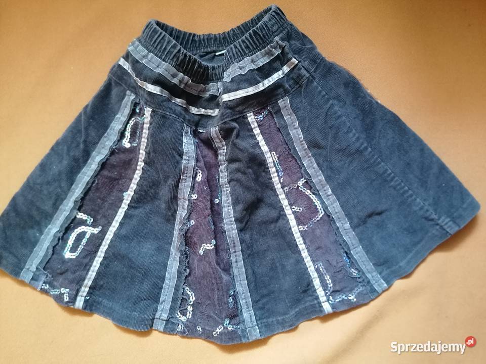 Spódniczka sztruksowa z cekinami rozmiar Łódź sprzedam