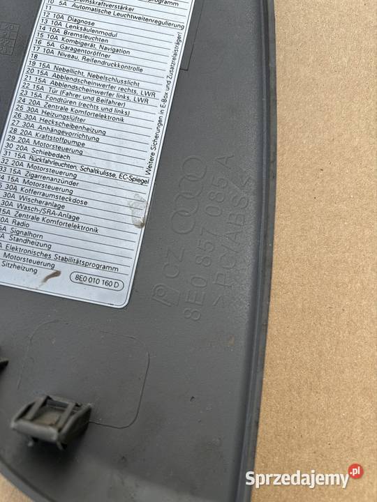 Zaślepka kokpitu lewa Audi a4 b6 8e0857085a Pozostałe Bydgoszcz sprzedam