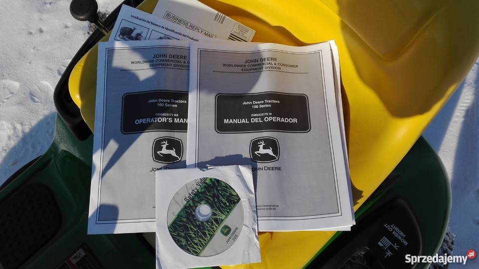 Kosiarka Traktorek John Deere LA105 195