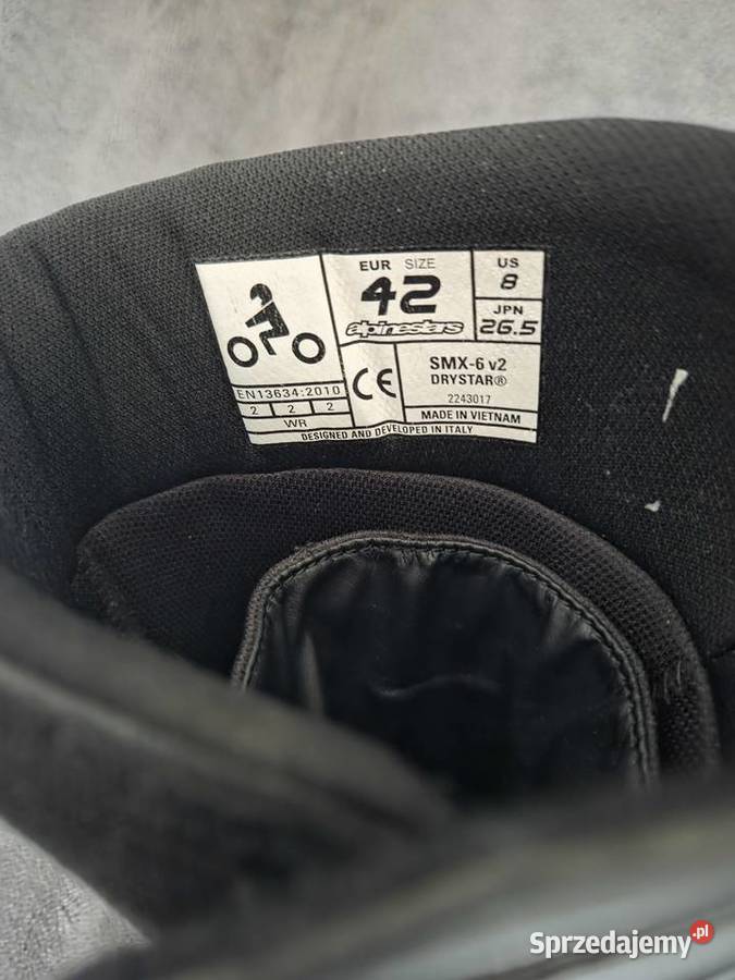 Buty ALPINESTARS SMX 6V2 r42 Kraków sprzedam