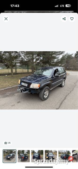 Jeep Grand Cherooke Limited Automat 3100cm3 Grand Cherokee Motoryzacja Kielce