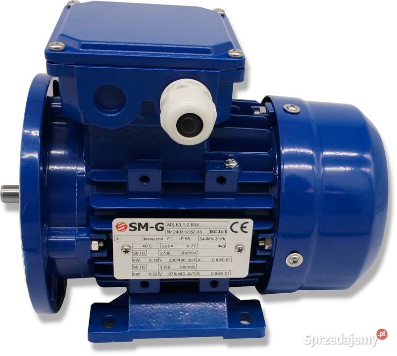 SILNIK ELEKTRYCZNY Z KOŁNIERZEM 018kW 230V 2780