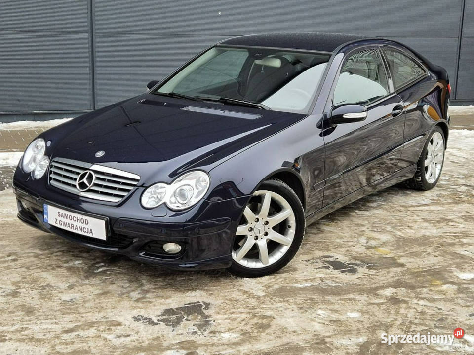 Mercedes C 180 PROSTO Z NIEMIEC sport coupe garażowany Warszawa