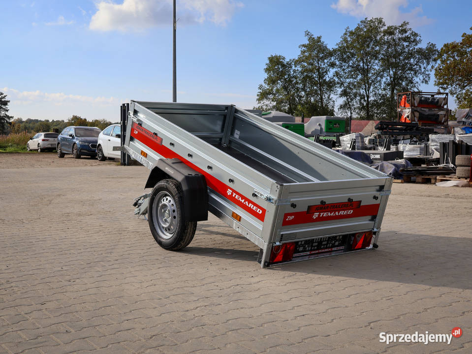 Temared ZIP 2010 KIPP przyczepa 201 x 106 z burtowe Poznań
