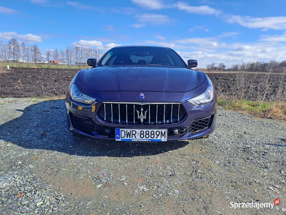 Maserati Ghibli Rok produkcji 2015 dolnośląskie Żórawina