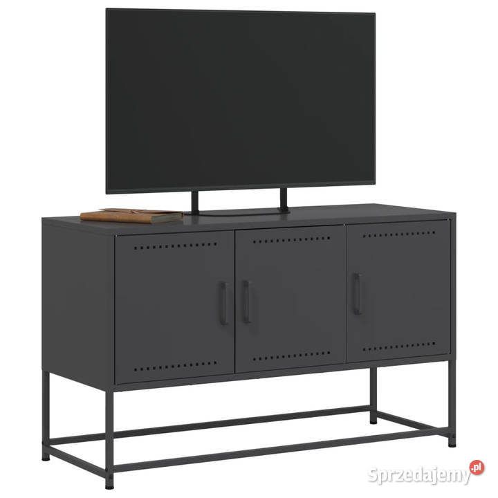 Szafka pod telewizor czarna 1005x39x605 stalowa Warszawa