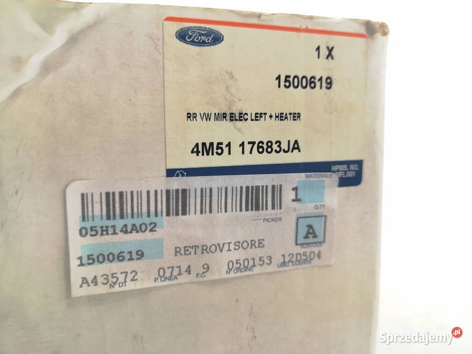 LUSTERKO LEWE 5 PIN FORD FOCUS II 20042012