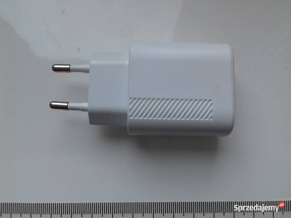 Ładowarka USB 12W 5V NOWA USBC USBA kolor biały Bydgoszcz