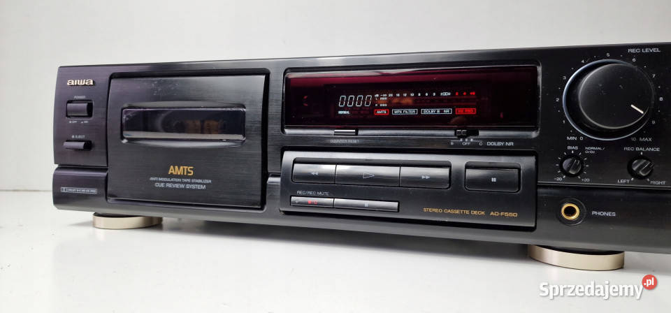 Magnetofon catette deck Aiwa ADF550 AD F 550 Międzychód