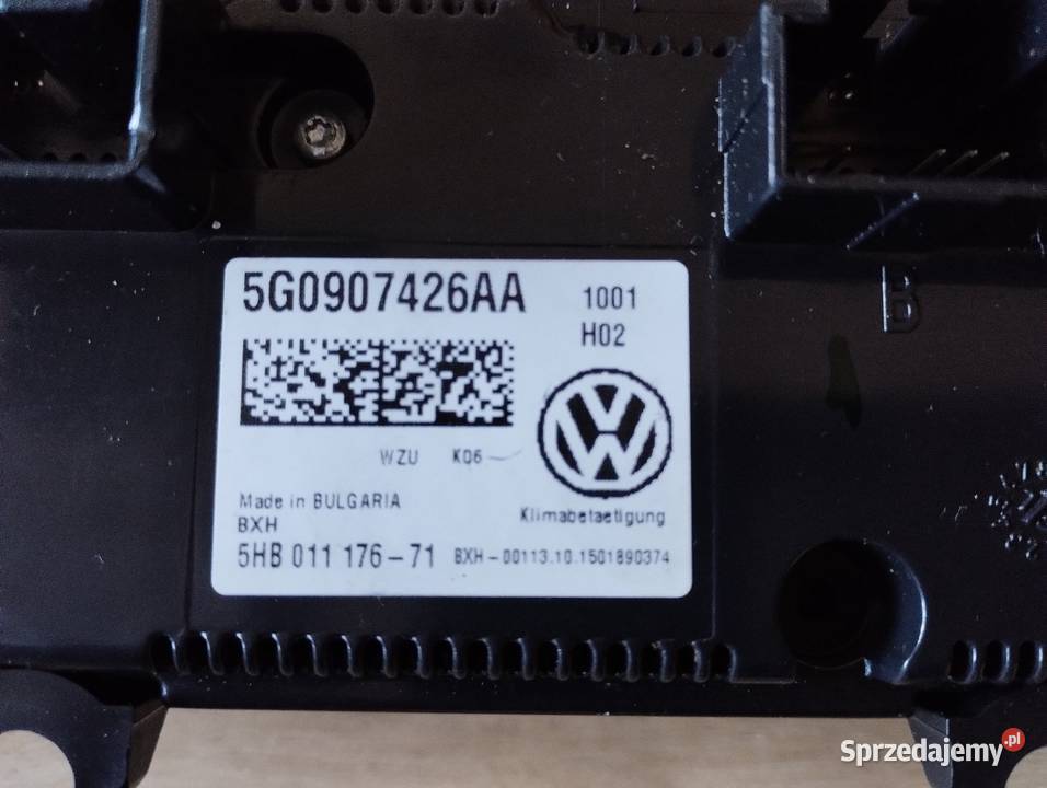 VW Volkswagen panel klimatyzacji sterowanie osobowe Katowice