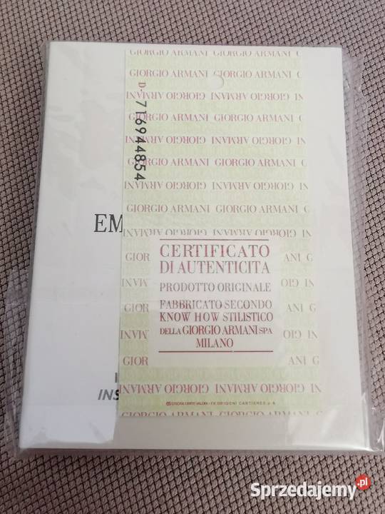 Zegarek Emporio Armani AR2453 Nowy Certyfikat na rękę Grudziądz