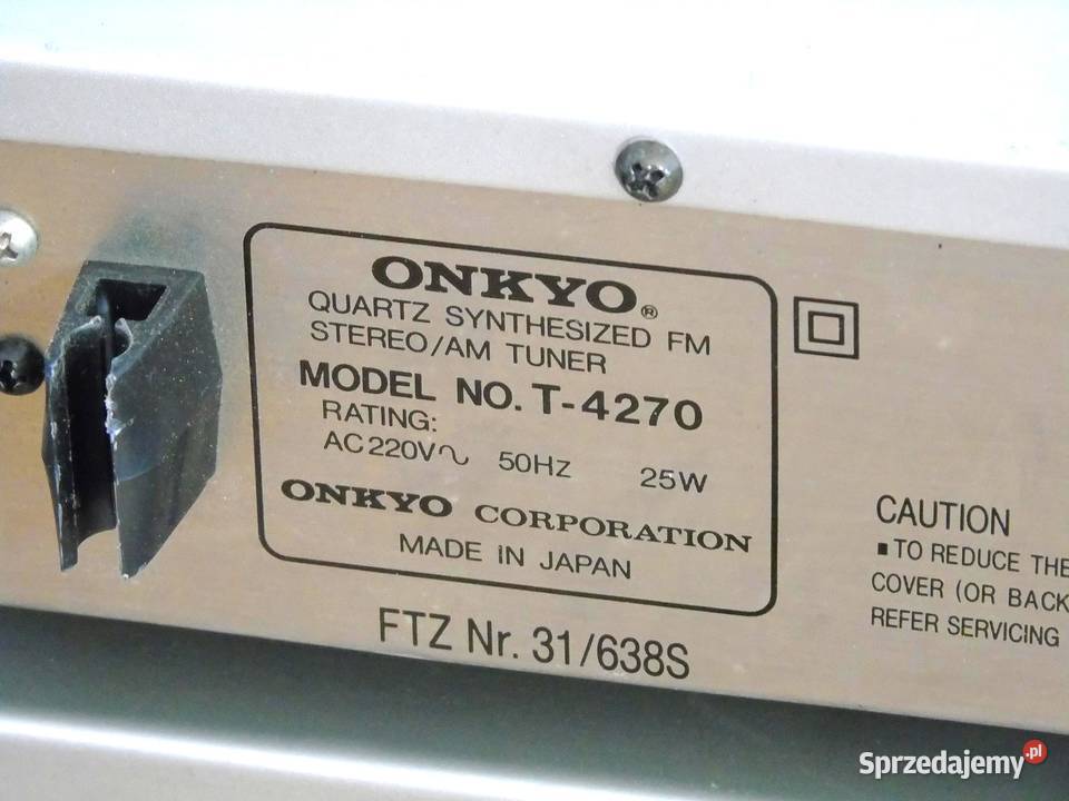 Wzmacniacz i Tuner Onkyo Integra sprawne Vintage podkarpackie Jasło