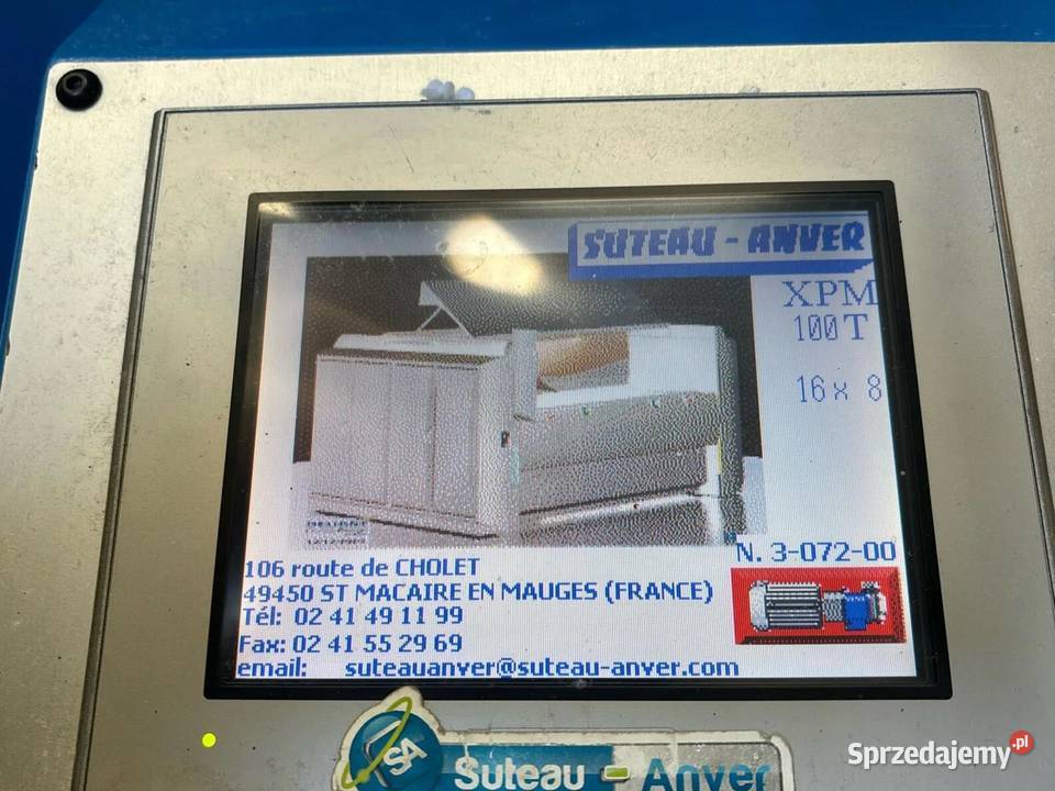 Suteau Anver XPM Wycinarka prasa hydrauliczna do