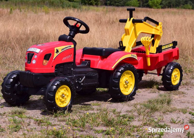BAWIBUS auto TRAKTOR NA PEDAŁY z przyczepą Myszków