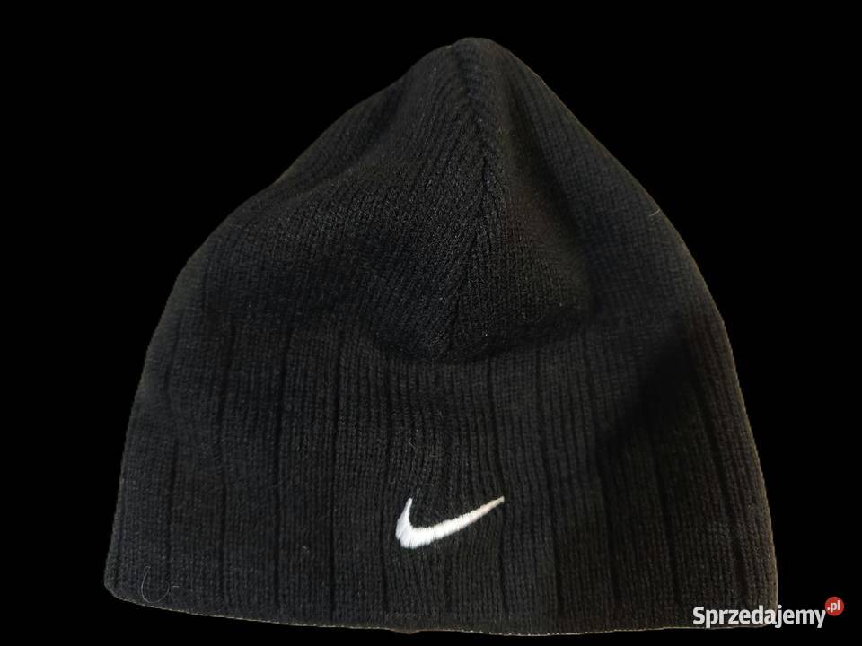 Klasyczna Czarna Czapka NIKE unisex Beanie 100 podlaskie Gródek