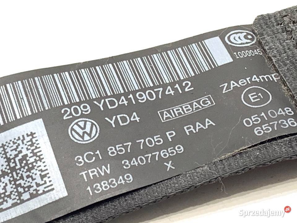 PAS BEZPIECZEŃSTWA LEWY PRZÓD VW PASSAT B7