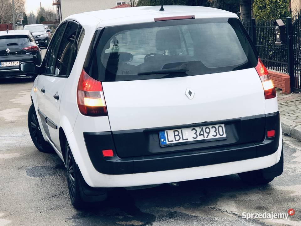 Renault Scenic II 19dCi 130 BIAŁY nieuszkodzony podkarpackie Przeworsk